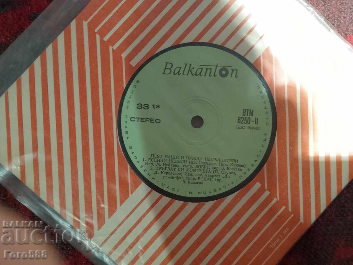 Plăci gramofon mici 2 - 5