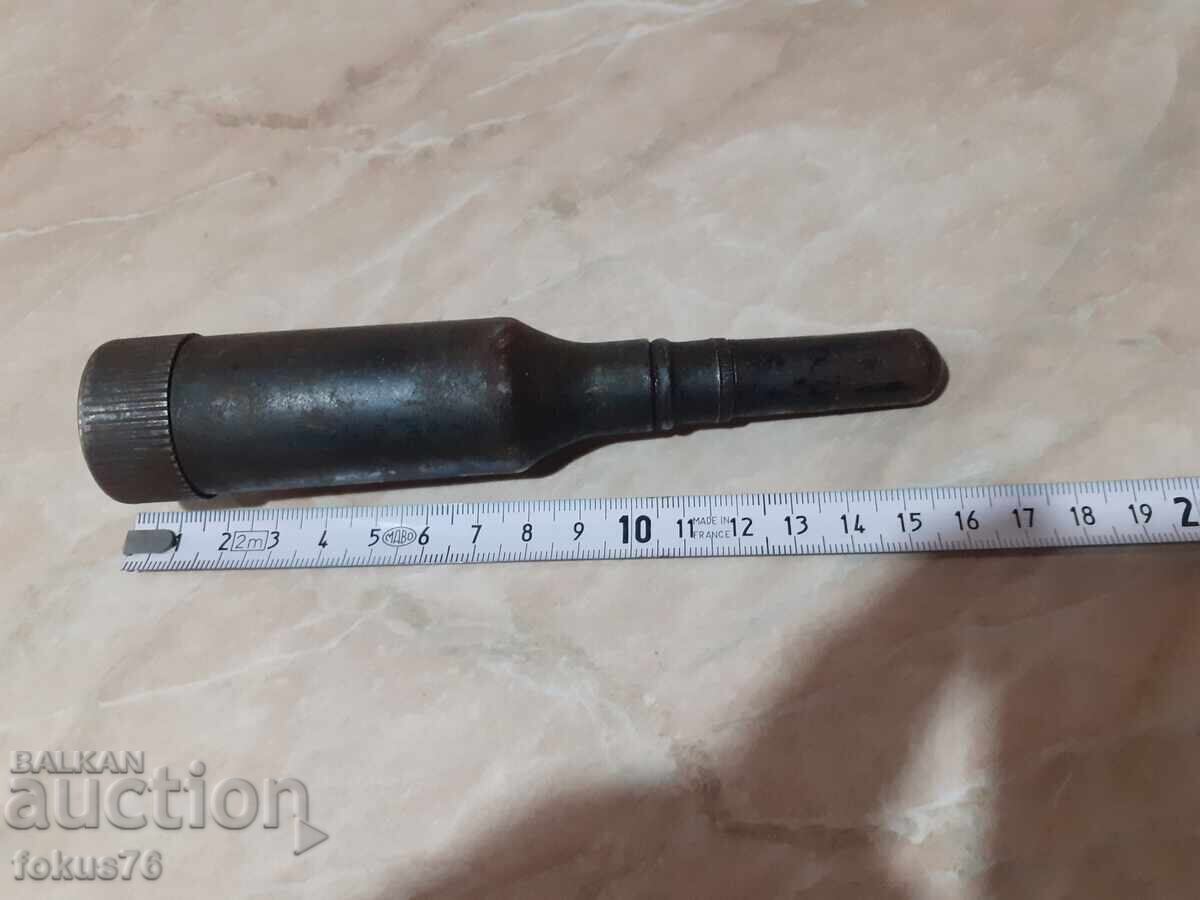 Vechi greisor metalic militar pentru motocicletă - taslamit - 6