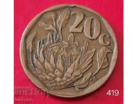 20 σεντς 1993 - Νότια Αφρική