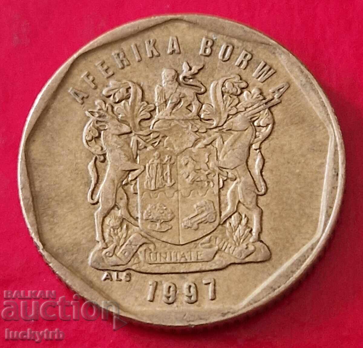 20 cenți 1997 - Africa de Sud cu preț € 1.00 | 1.96 BGN 20 cenți 1997 - Africa de Sud cu preț € 1.00 | 1.96 BGN