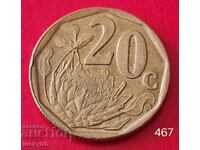 20 cenți 1997 - Africa de Sud