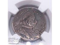 Italia Giulio 1608-1621 Cosimo II de' Medici NGC VF - RARĂ!!!