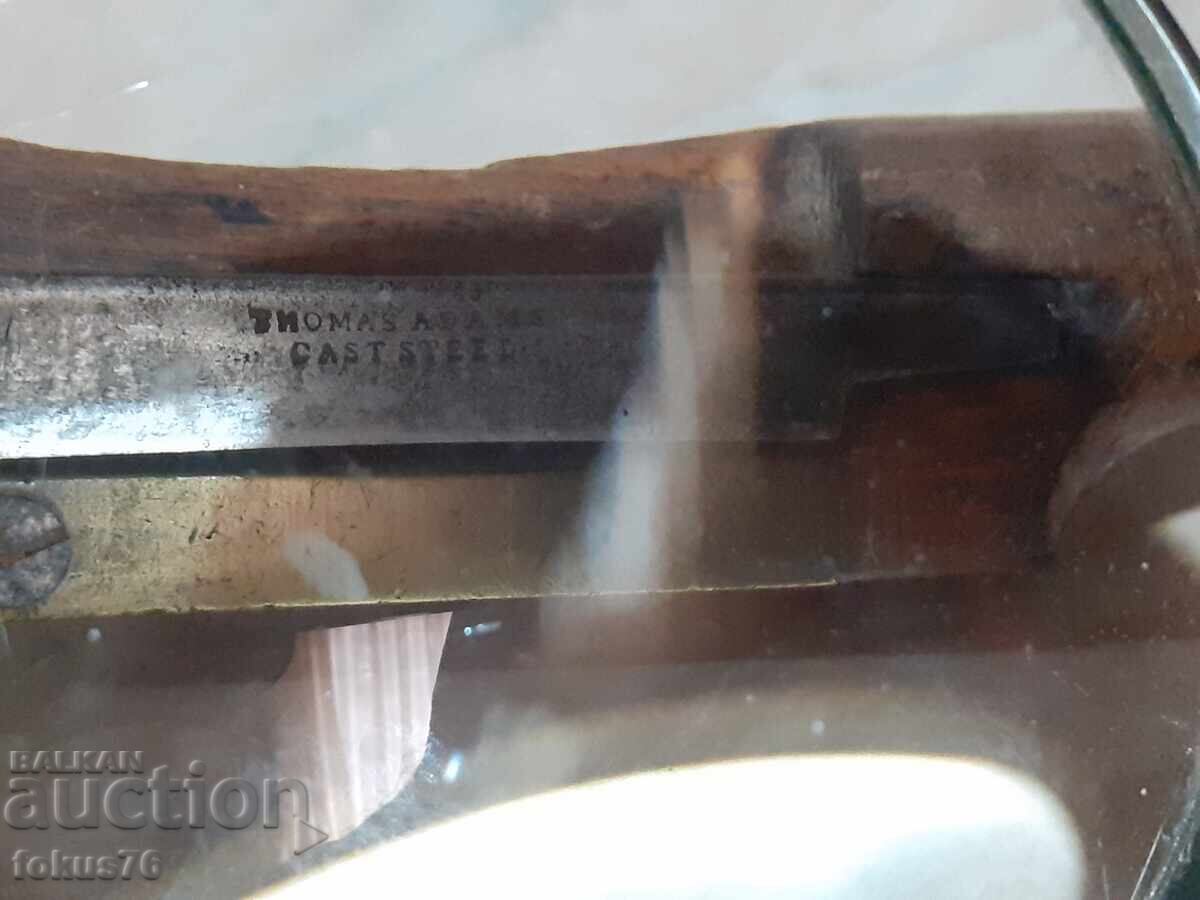 Delivery of Old antique plane knife Thomas Adams - unique, bronze