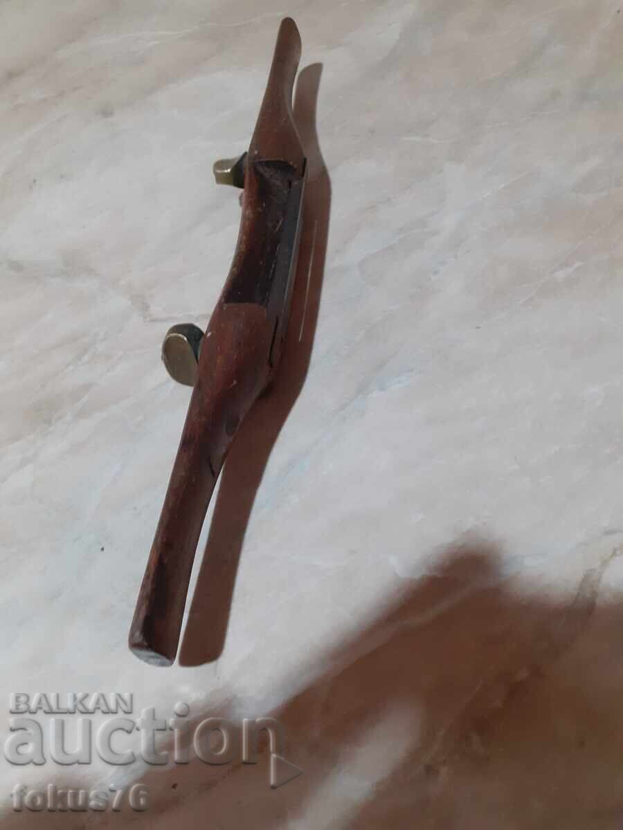 Old antique plane knife Thomas Adams - unique, bronze - 5