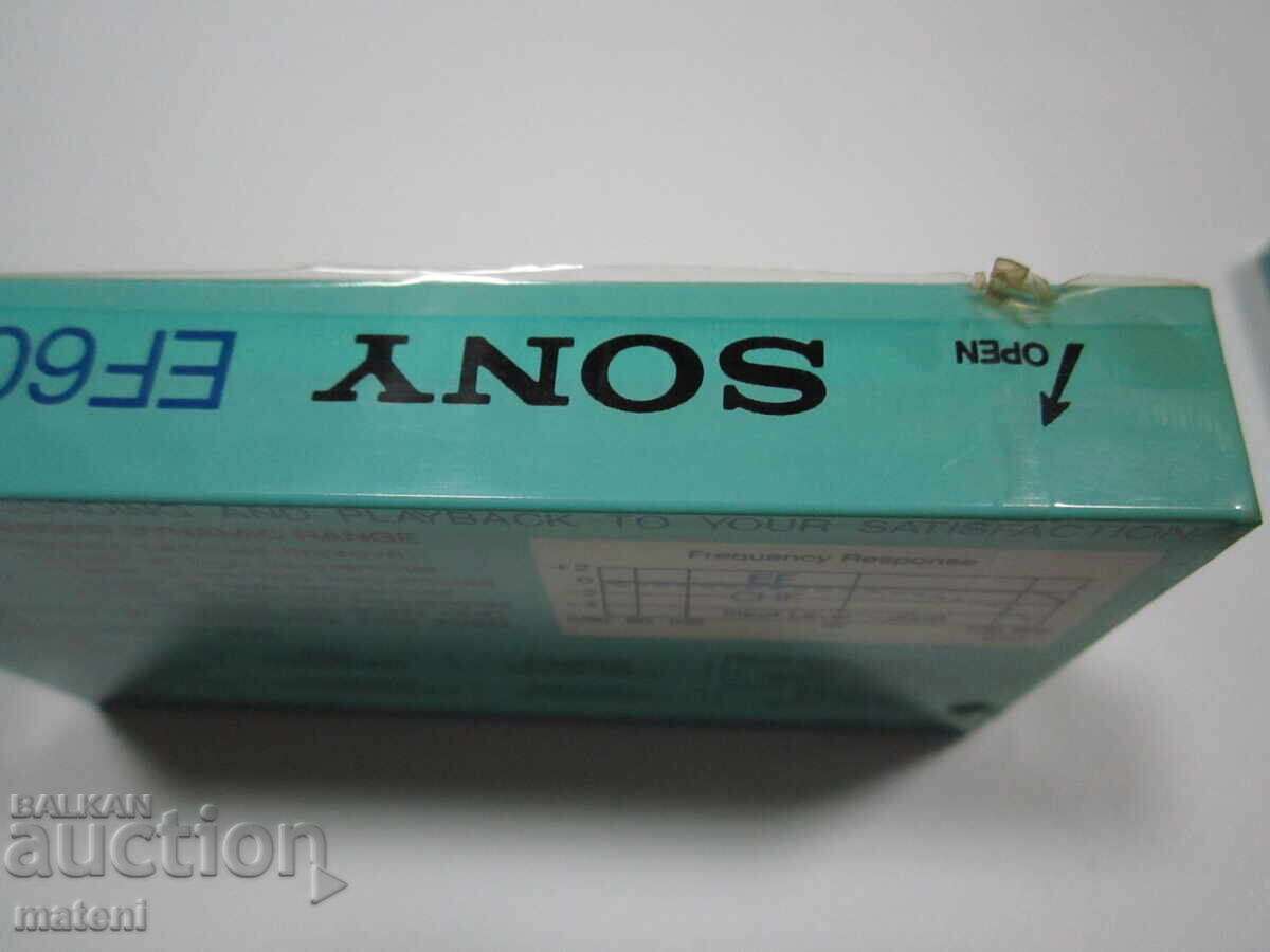 JAPANESE NEW AUDIO CASSETTE SONY EF 60 2 PCS with price € 10.00 | 19.56 BGN