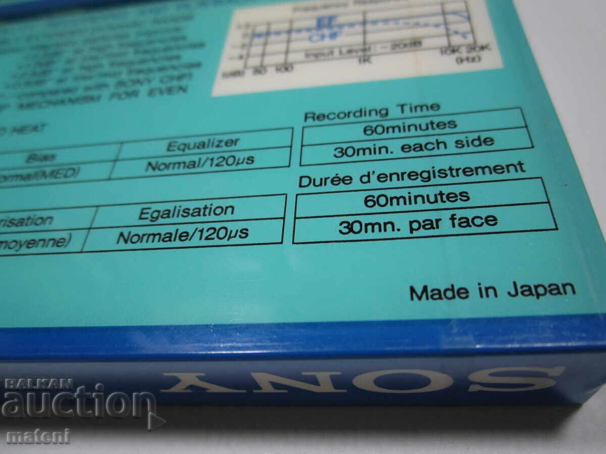 JAPANESE NEW AUDIO CASSETTE SONY EF 60 2 PCS - 5