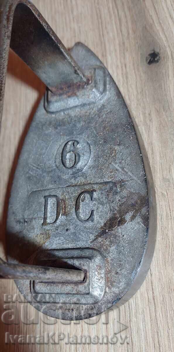 Auction  Retro iron for collectors