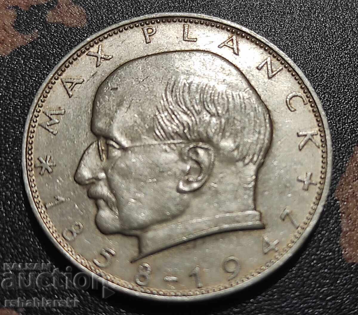 Coin Germany 2 Marks "J" [1968] with price € 6.00 | 11.74 BGN