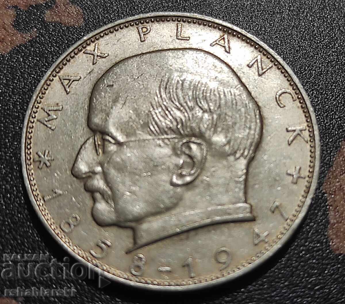 Νόμισμα Γερμανία 2 μάρκα "J" [1968] με τιμή € 6.00 | 11.74 BGN