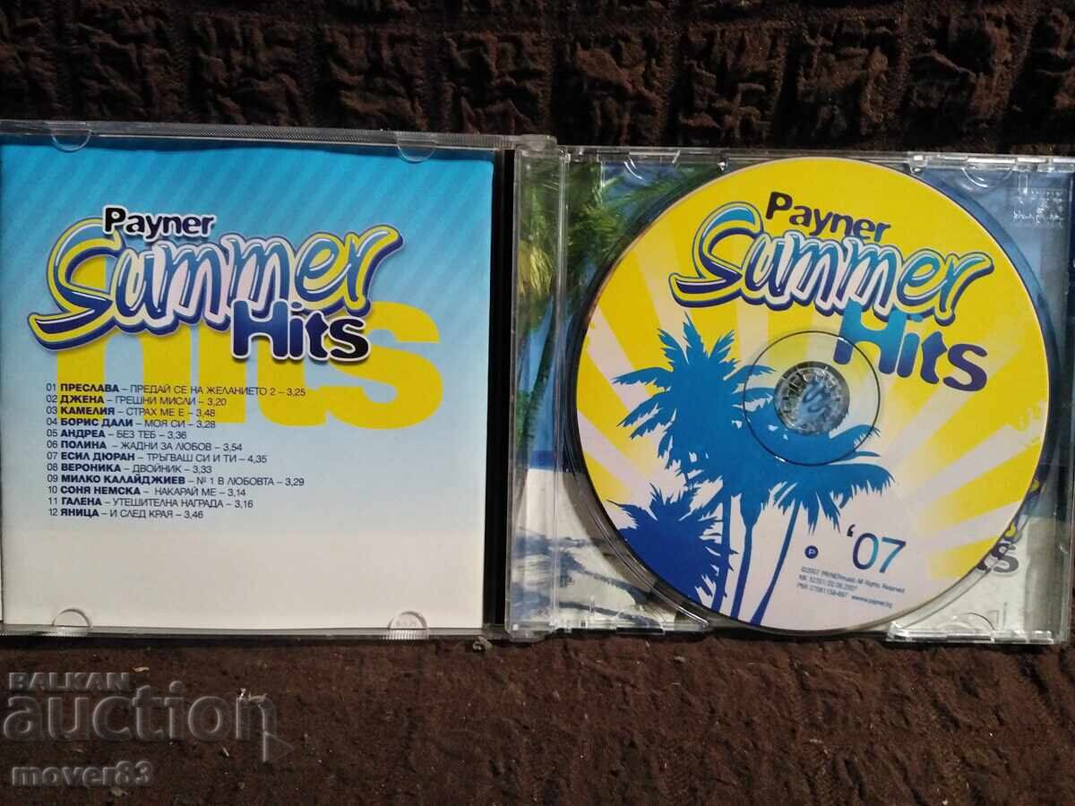 CD disc. Painer Summer Hits 2007 with price € 4.13 | 8.08 BGN