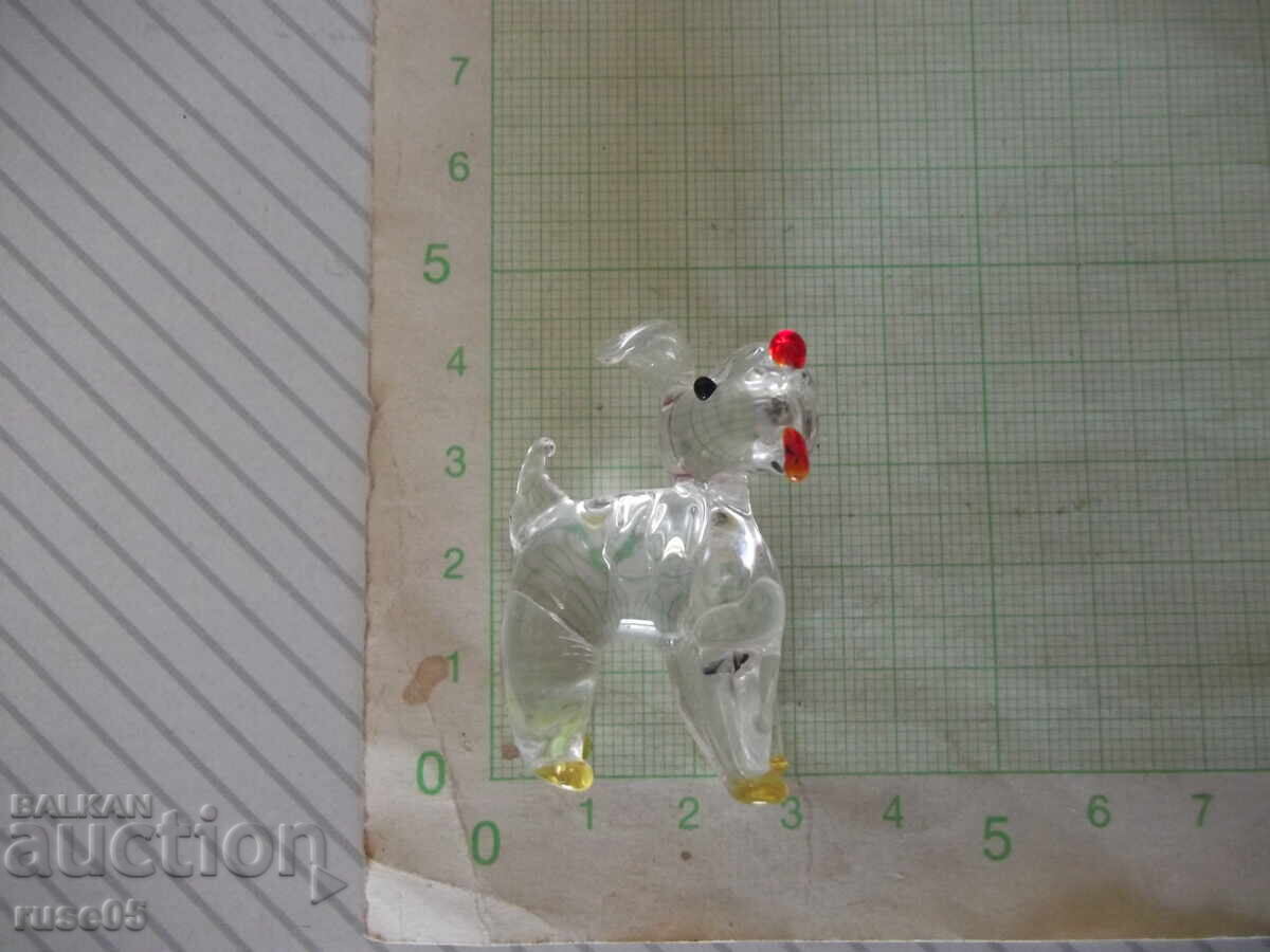 Φιγούρα "Σκύλος" γυάλινη - 5