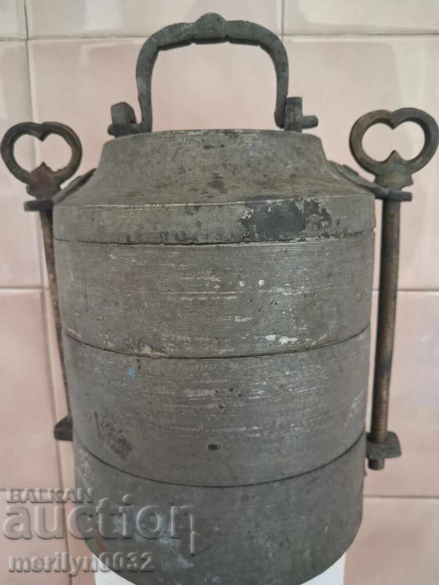 Kancheta za khrana osmanski ofitserski sefertas bakŭr sŭd Kancheta za khrana osmanski ofitserski sefertas bakŭr sŭd