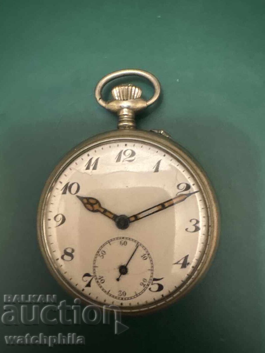 Elvețian rar ceas de buzunar tip militar. Funcționează excelent cu preț € 18.00 | 35.20 BGN