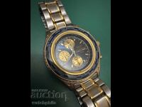 Pulsar by Seiko World timer ceas barbatesc. Model rar