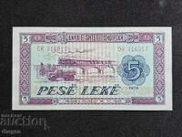 5 lekë Shqipëri 1976 UNC