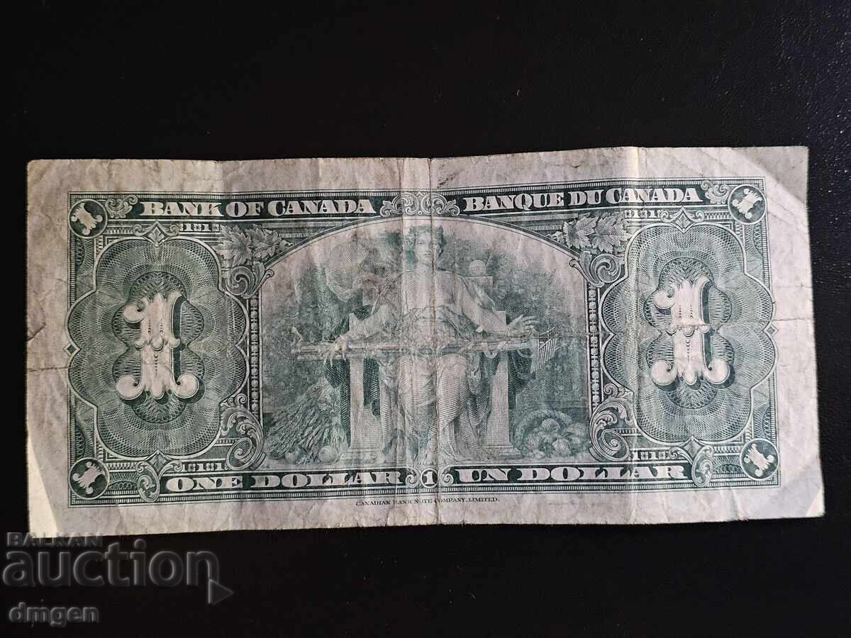 1 dolar Canada 1937 cu preț € 16.00 | 31.29 BGN