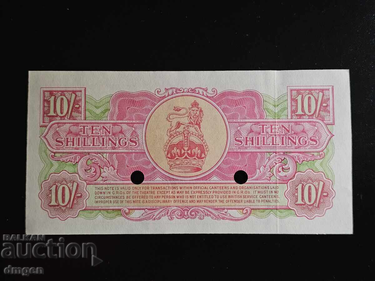 10 șilingi armata britanică UNC cu preț € 10.00 | 19.56 BGN