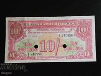 10 shillings British Army UNC