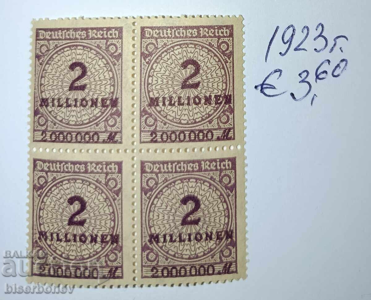 Γερμανία, Δημοκρατία της Βαϊμάρης, 1923, καθαρές πλάτες