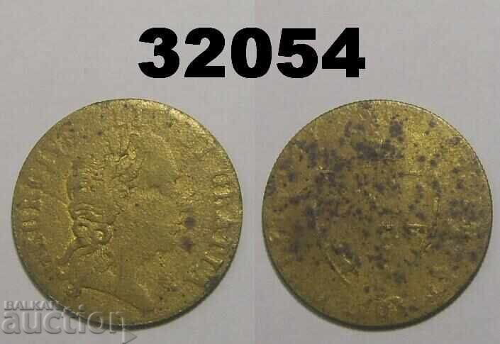 Jeton de joc vechi Anglia alamă