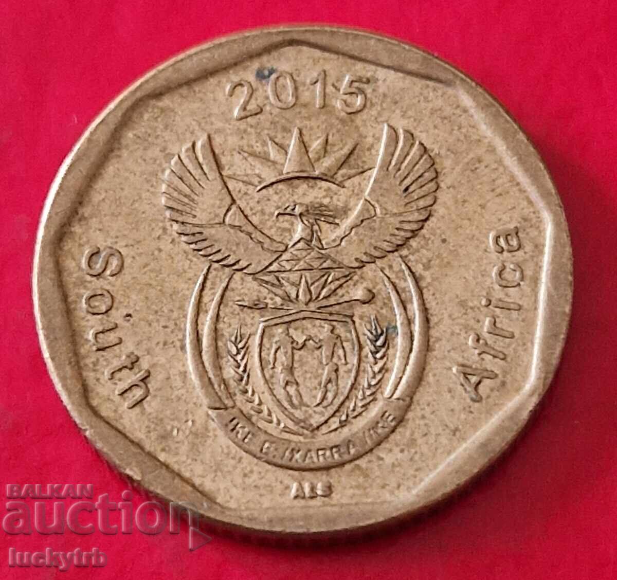 20 cenți 2015 - Africa de Sud cu preț € 1.00 | 1.96 BGN