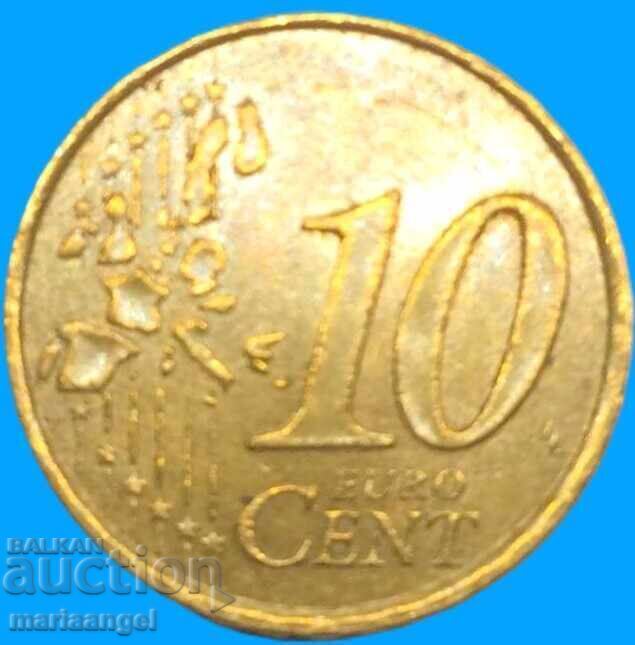 Delivery of France 10 Euro Cents 1999