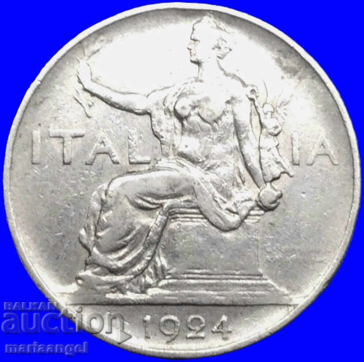 1 Lira 1924 Italia 1 Lira 1924 Italia
