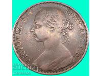 UK 1 Penny 1889 Victoria 30mm Bronze