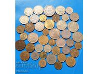 Lot of non-repeating Bulgarian royal and social coins
