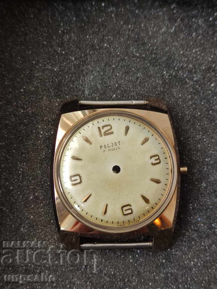 New gold-plated watch from Poljot. 20 microns. USSR New gold-plated watch from Poljot. 20 microns. USSR