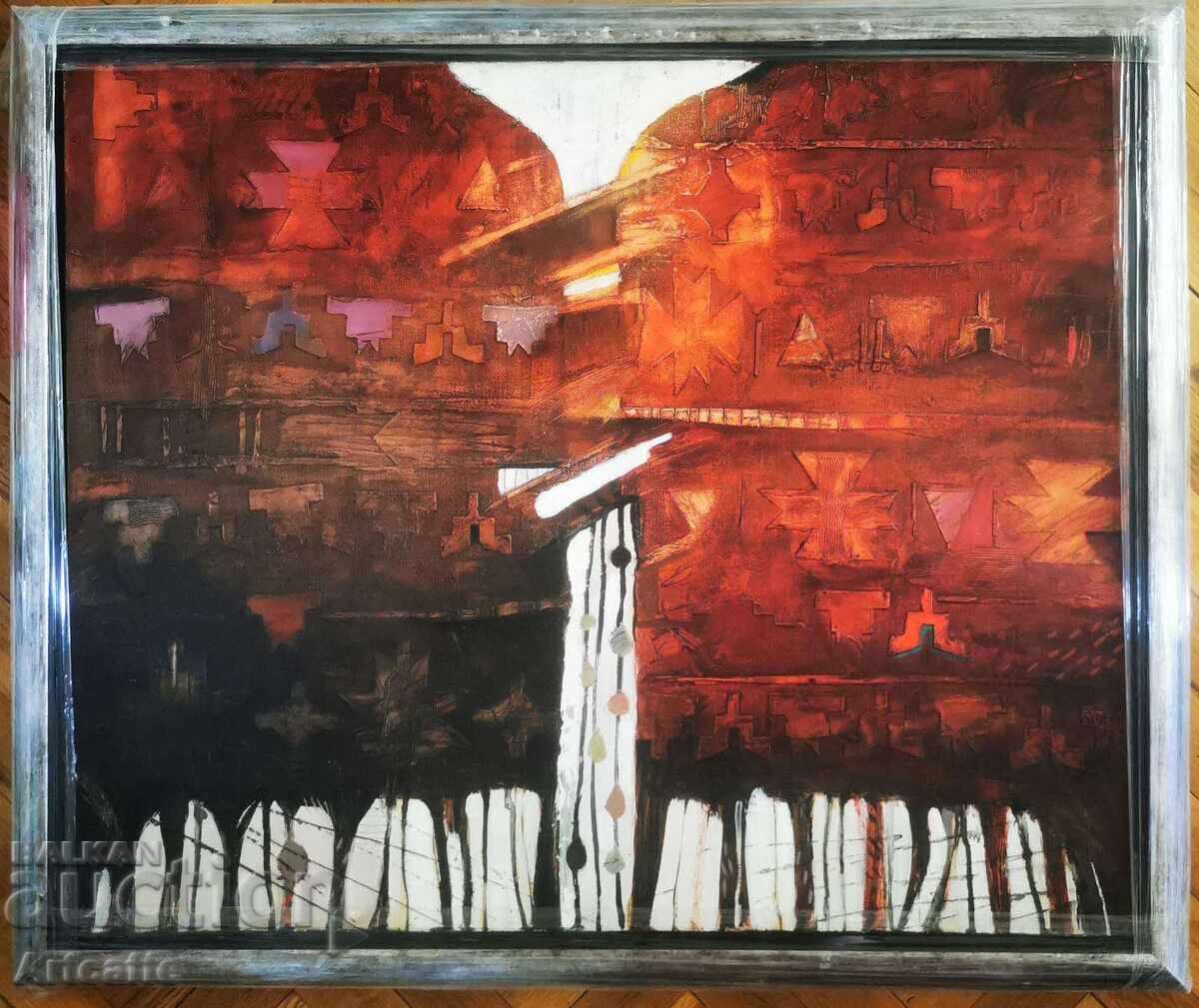 Stoil Mirchev - pictură în ulei, înrămată, 1996