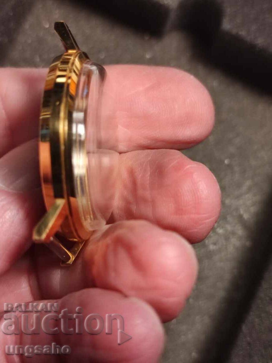 Licitație Nouă casă aurită de la Poljot. 20 microni Licitație Nouă casă aurită de la Poljot. 20 microni