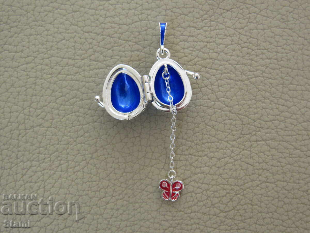 Delivery of Fine women's pendant necklace - Faberge egg, new