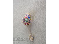 Κολιέ γυναικείο φίνο μενταγιόν - αυγό Faberge, καινούργιο