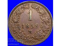 1 cruiser 1859 Αυστρία για Ιταλία M - Milan - ποιότητα