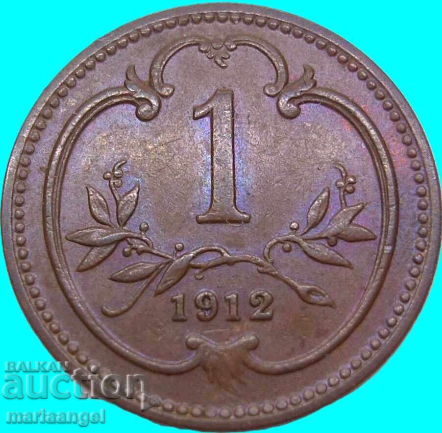 Livrarea Austria 1 Heller 1912 Livrarea Austria 1 Heller 1912