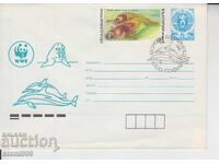 First Day Mailing Envelope WWF Animals