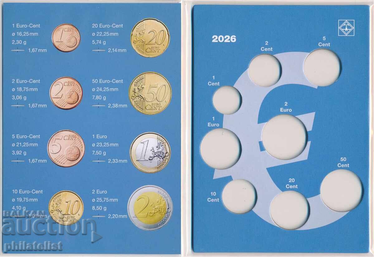 Leuchtturm - album pentru set euro de la 1 cent la 2 euro Bulgaria cu preț € 3.20 | 6.26 BGN