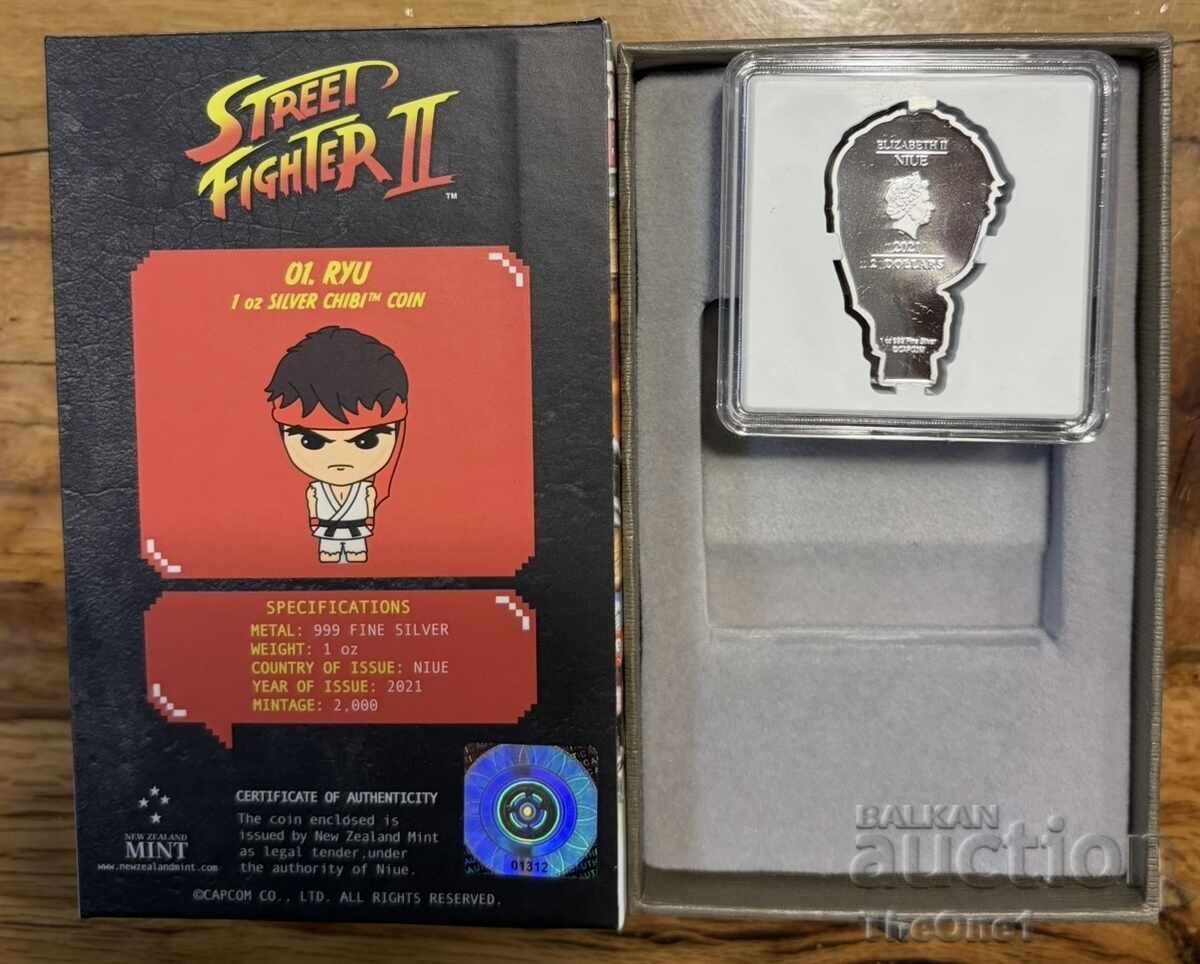 Ryu from "Street Fighter" Chibi Series 1 oz with price € 140.00 | 273.82 BGN Ryu from "Street Fighter" Chibi Series 1 oz with price € 140.00 | 273.82 BGN