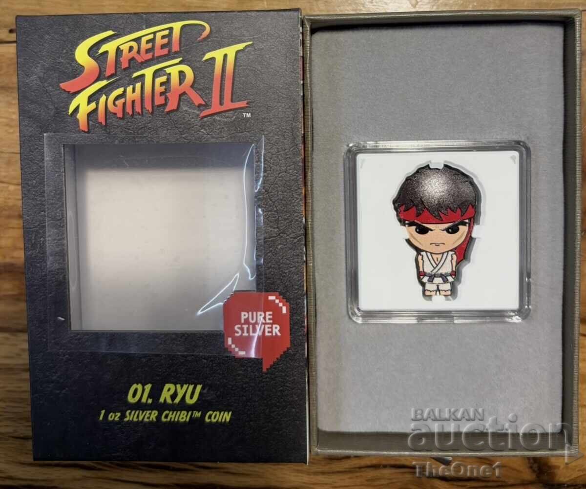 Ryu from "Street Fighter" Chibi Series 1 oz Ryu from "Street Fighter" Chibi Series 1 oz
