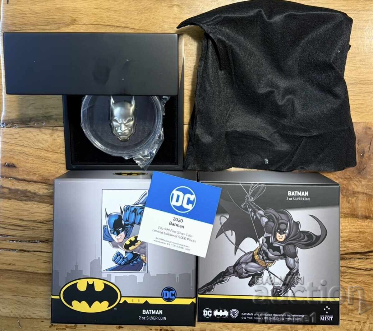 Licitație Masca lui Batman Argint 2 oz