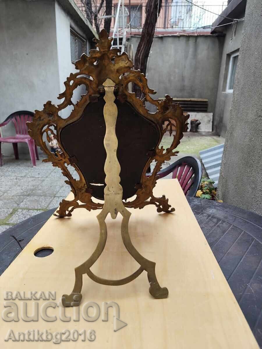 Oglindă de masă – Bronz, Napoleon al III-lea - 6