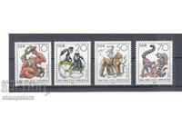 ГДР - Фауна от зоопарка в Дрезден