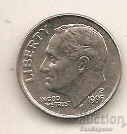 1 dime SUA 1995 P* cu preț € 0.40 | 0.78 BGN