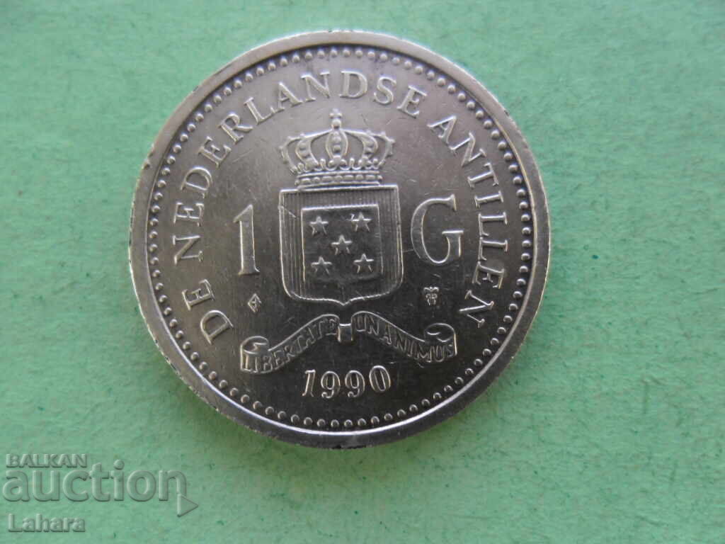 1 guilder 1990 Netherlands Antilles, Netherlands