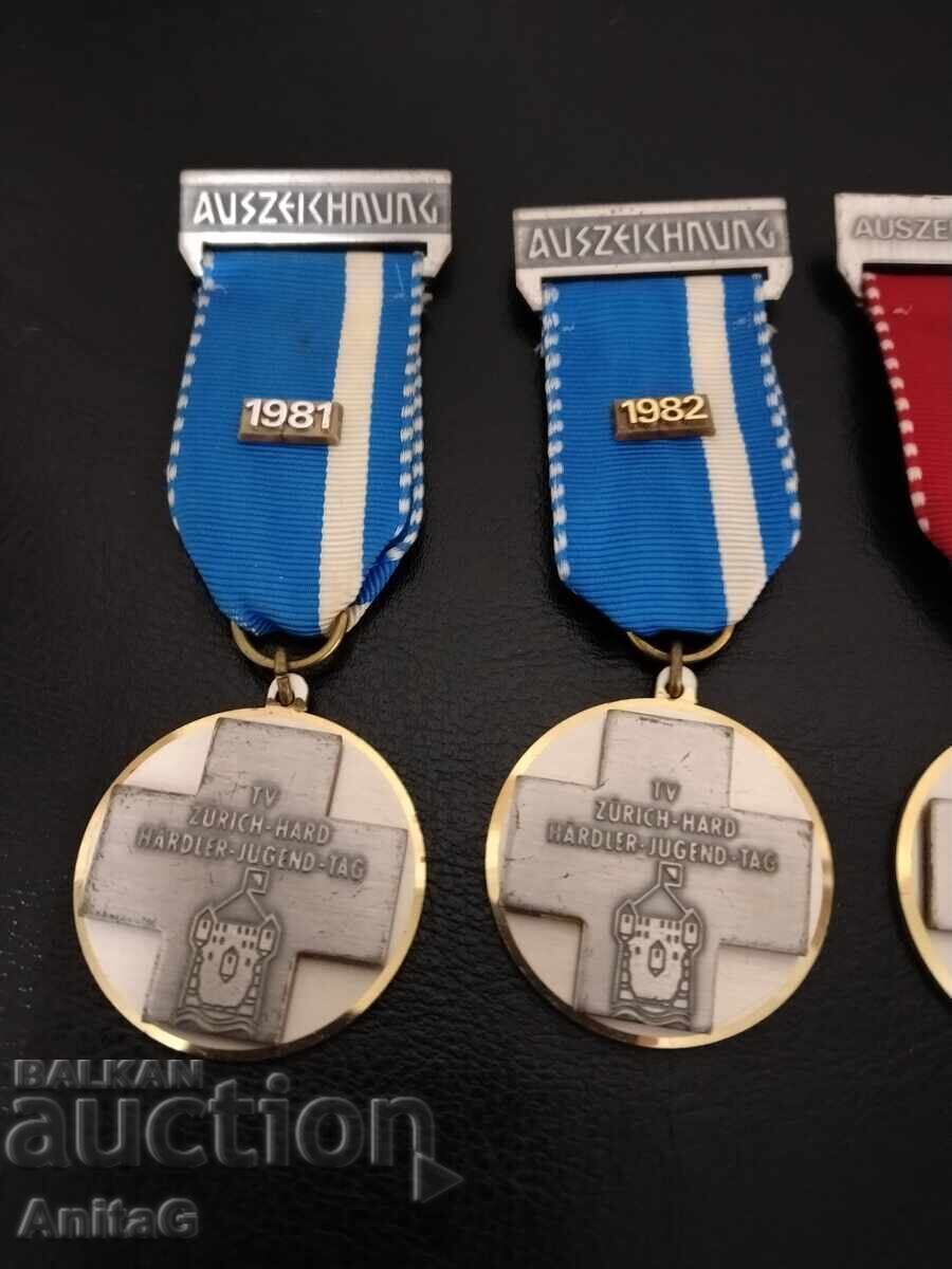 Σετ 5 ελβετικών μεταλλίων (1981-1985) – Faude Gippingen με τιμή € 15.00 | 29.34 BGN