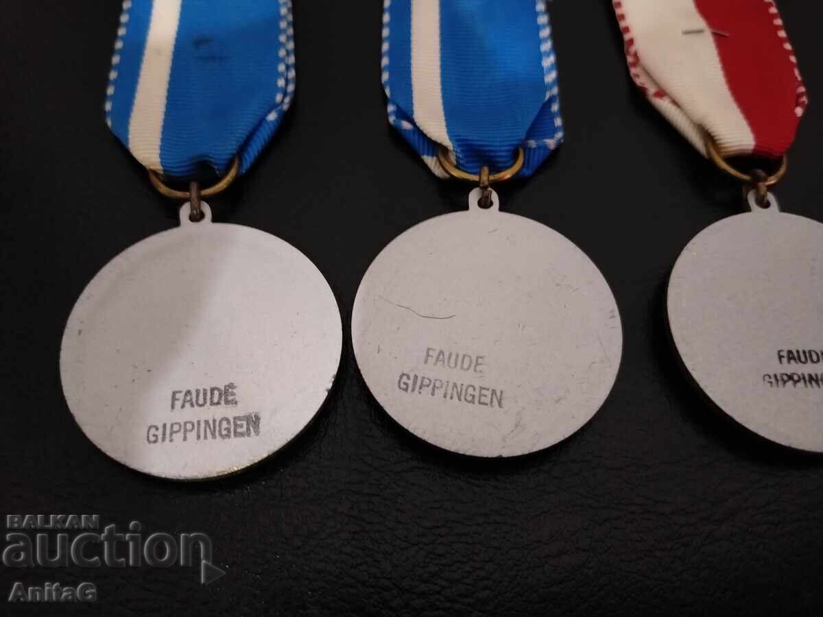 Σετ 5 ελβετικών μεταλλίων (1981-1985) – Faude Gippingen - 5