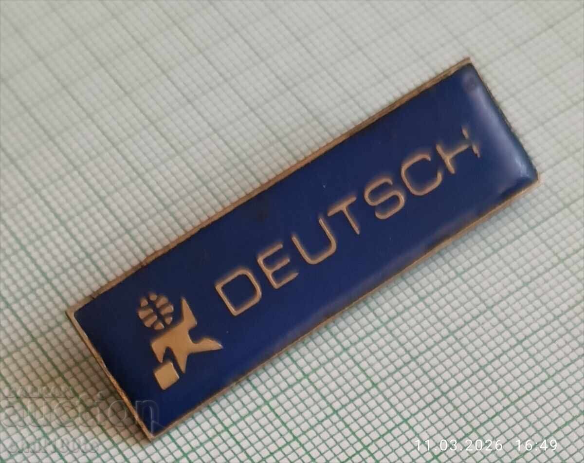 Insignă - Oficiul de Turism pentru Tineret OMT Orbită DEUTSCH cu preț € 3.00 | 5.87 BGN