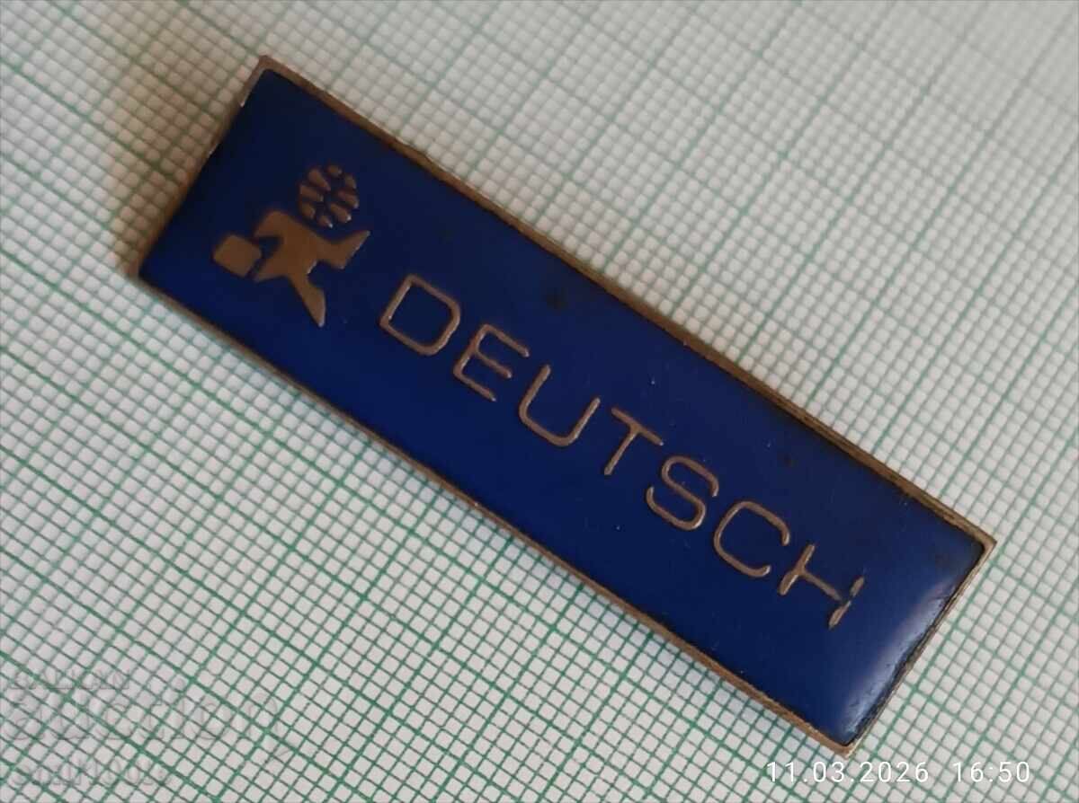 Livrarea Insignă - Oficiul de Turism pentru Tineret OMT Orbită DEUTSCH