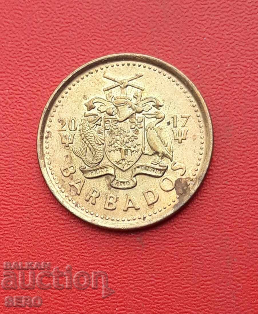 Insula Barbados-5 cenți 2017